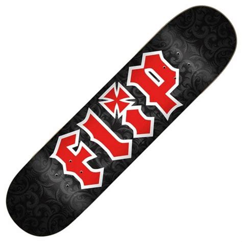 Flip Skateboards Hkd Gothic Red Skateboard Deck 80 Skateboards From