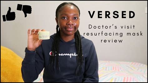 Versed Instant Resurfacing Mask Review Youtube