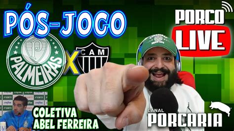 AOVIVO PÓS JOGO ATLÉTICO MG 0 X 4 PALMEIRAS BRASILEIRÃO 2024