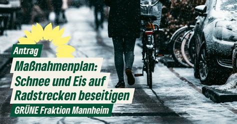 Maßnahmenplan Schnee und Eis auf Radstrecken beseitigen Grüne