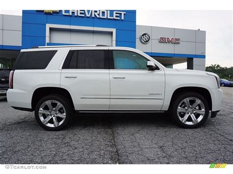 White Frost Tricoat 2017 GMC Yukon Denali Exterior Photo 121834773