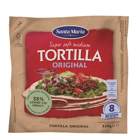 Tortilla Original Medium 8 Pack