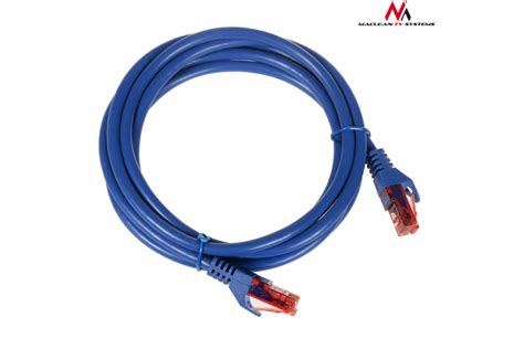 KABEL PATCHCORD UTP CAT6 2xWTYK 1M NIEBIESKI PRZEW 7183658191