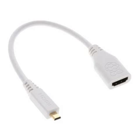 Official Raspberry Pi Micro Hdmi To Standard Hdmi Cable For Raspberry