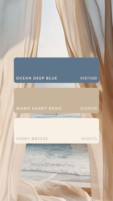 Pin By Sarli Murat On Duvar Renkleri Beach Color Palettes