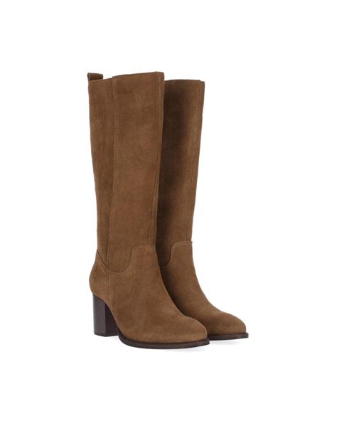 Botas De Mujer Chika Espuela Cuero Tan