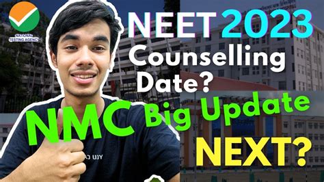 NMC Big Update On NEET 2023 Counselling Date NEXT MBBS New