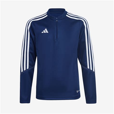 Adidas Tiro 23 Junior Club Training Top Team Navy Blue 2 White