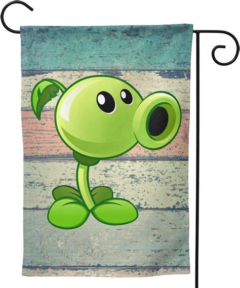 Luchinovisconti Game Theme Peashooter Garden Flag Vertical