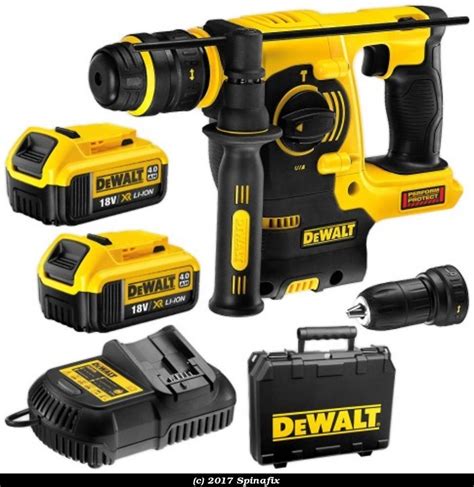 Dewalt Dch254m2 Xe 18v 4 0ah Xr Li Ion 3 Mode Heavy Duty Cordless Rotary Hammer Kit