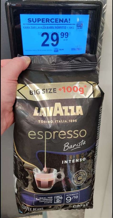 Kawa Ziarnista LAVAZZA ESPRESSO INTENSO 1100g BIEDRONKA Pepper Pl