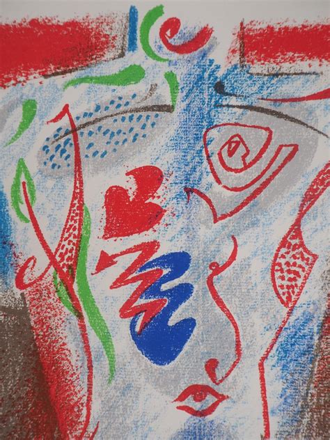 André Masson Amor der Gott der Liebe 1972 Original Lithographie bei