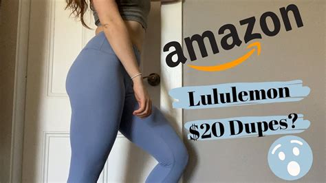 20 Lululemon Align Dupe Amazon Leggings Try On And Review Youtube