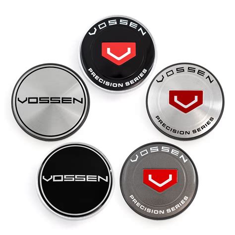 4PCS Lot 60MM VOSSEN Car Wheel Center Hub Caps Car Emblem Badge Logo