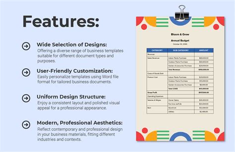 Small Business Budget Template in Word - Download | Template.net