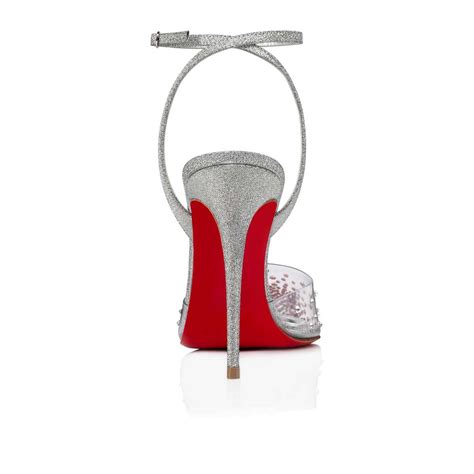 Spikaqueen Silver Pvc Women Shoes Christian Louboutin