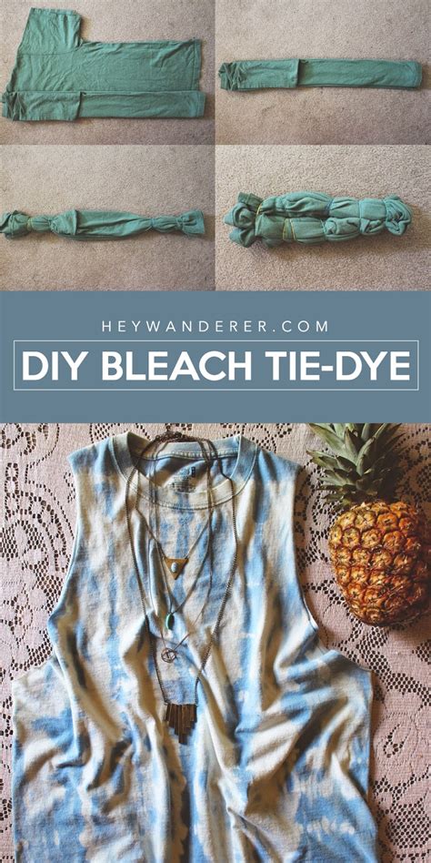 Diy Bleach Tie Dye Technique