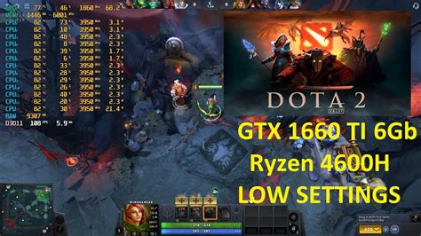 Test Laptop Dota 2 Low Settings Full HD ASUS FA506 Ryzen 4600H