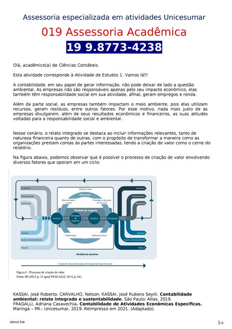 A Ccont Contabilidade De Atividades Econ Micas