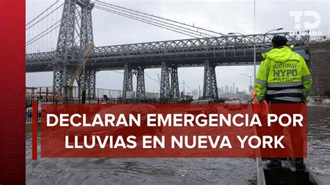 Declaran Estado De Emergencia En Nueva York Por Lluvias Cierran Parte