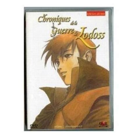 Dvd Chroniques De La Guerre De Lodoss Volume Cdiscount Dvd