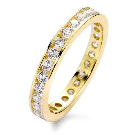 Rhomberg Schmuck Memory Ring 750 18 K Gelbgold Diamant Weiss 1 Ct 33