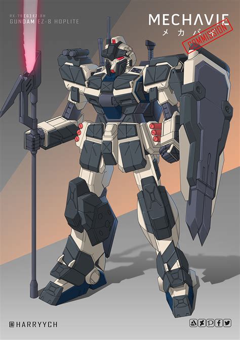 Commission Gundam Ez 8 Hoplite By Harryych On Deviantart