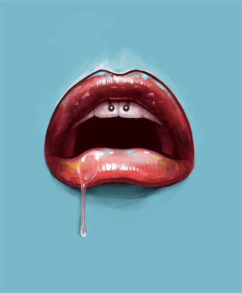 Lips Study Behance