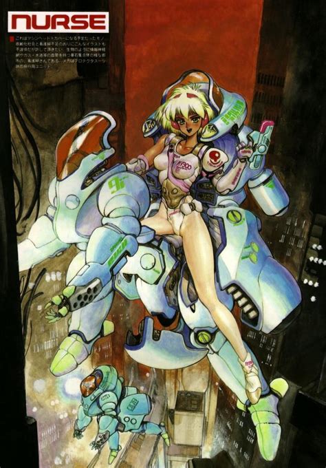 Masamune Shirow Intron Depot Artwork Character Art Manga Art