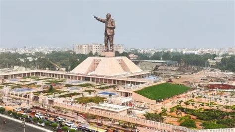 World's tallest Ambedkar statue unveiled in Vijayawada - INDIA ...