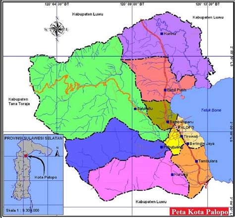 Peta Kota Makassar Terbaru Gambar Hd Lengkap Per Kecamatan