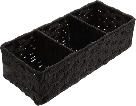 Amazon Zerodeko Seagrass Storage Basket Sections Woven Shelf