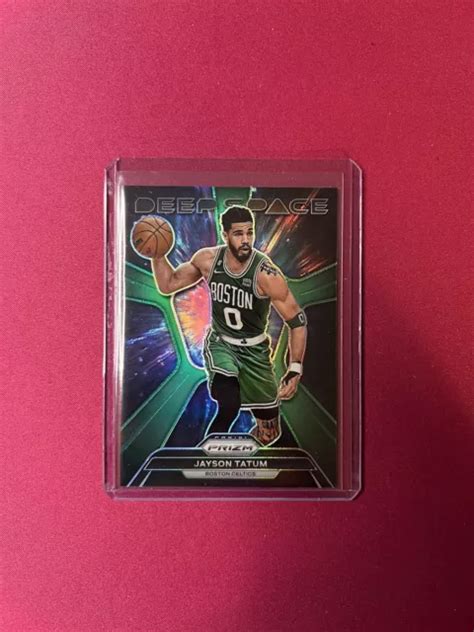 Panini Prizm Deep Space Jayson Tatum Prizm Verde Boston