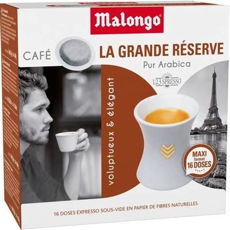 Malongo Expresso La Grande R Serve Dosettes De Caf Compatibles