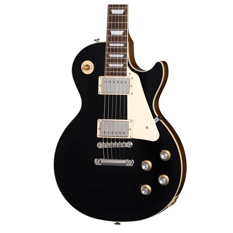 Gibson Les Paul Standard 60s Plain Top Ebony Top At Gear4music