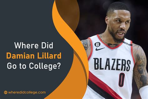 Where did Damian Lillard go to college? Educational Life