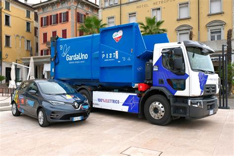 Raccolta Rifiuti Garda Uno Presenta Il Nuovo Mezzo Elettrico