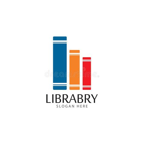 Library Logo Vector Icon Illustration Stock Vector - Illustration of school, template: 160438193