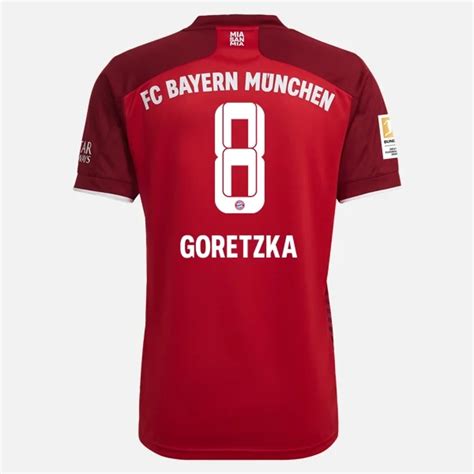 G Nstige Fu Balltrikots Fc Bayern M Nchen Leon Goretzka Heim Trikot