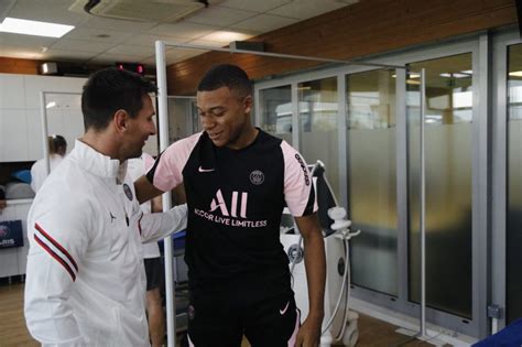 Kylian Mbappe Welcomes Messi To Psg See Photos Notjustok