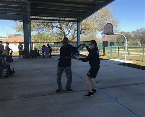 Cadets And Student Athletes Visit Nina Harris Center For Exceptional