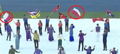 Bendera Indonesia Terbalik Di SEA Games Polandia Ikut Serta