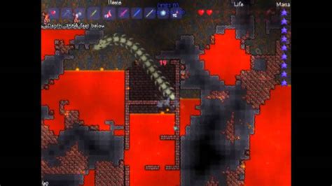 Terraria Gameplay The Underworld Hellstone YouTube