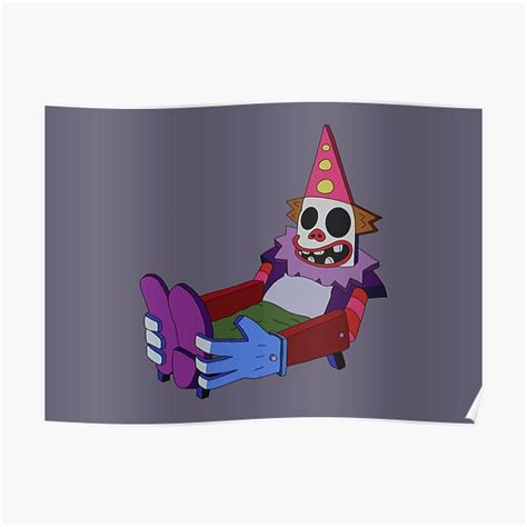 "The Simpsons Clown Bed" Poster for Sale by thebcarts | Redbubble