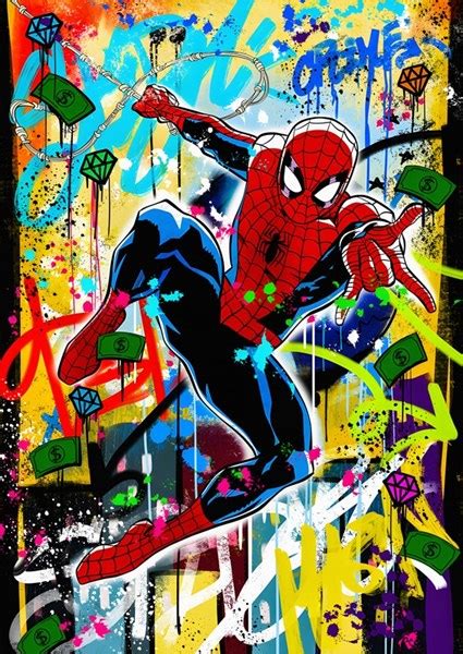 Canvas Pop Art Spiderman Posters Prints By Suzukaki Printler