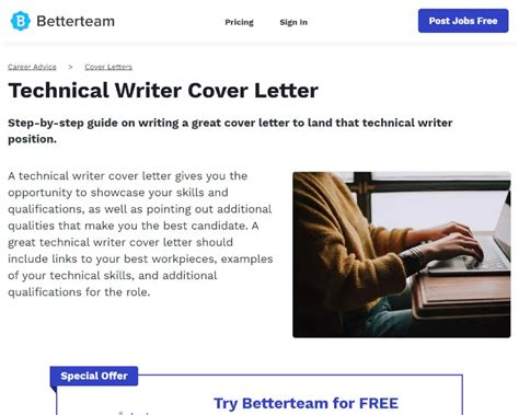 10 Top Samples For A Knockout Content Writer Cover Letter