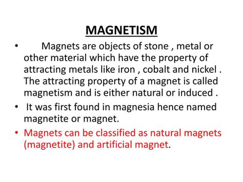 Magnetism Pptx