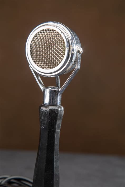 The History Of Crystal Microphones And Artifacts From The Shure