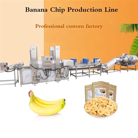 High Quality Custom Plantain Chips Complete Processing Line Automatic