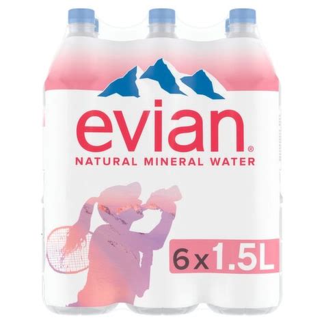 Evian Still Natural Mineral Water Bottle 6 Pack 15 L Storefront En